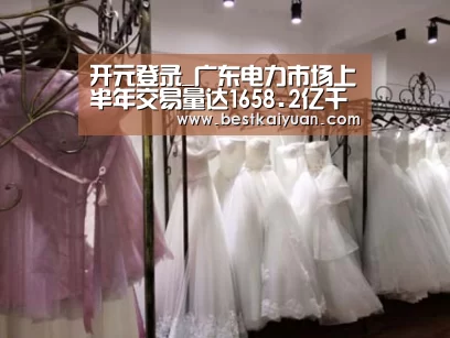 开元登录_广东电力市场上半年交易量达1658.2亿千瓦时超去年交易规模(图1) 开元直播